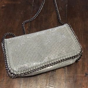 Brand new silver purse